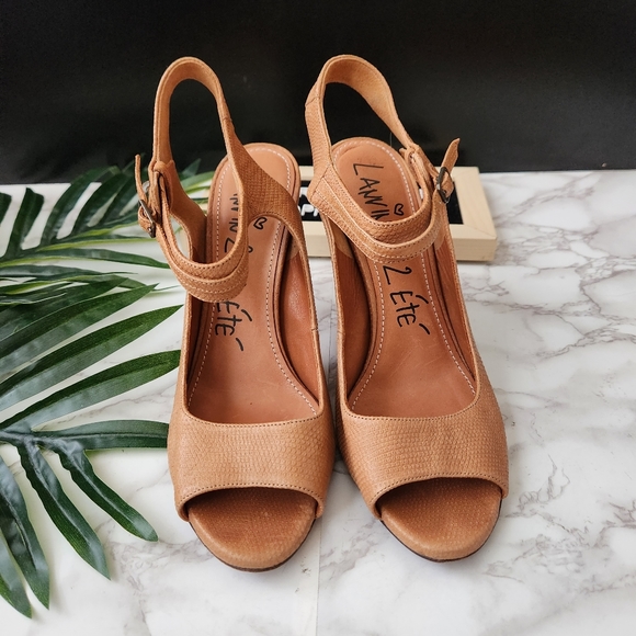 Lanvin 2012 Ete Ankle Strap Open Toe Heel Sandals - Picture 3 of 9